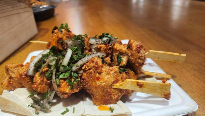 Brochettes de poulet tikka Nancy